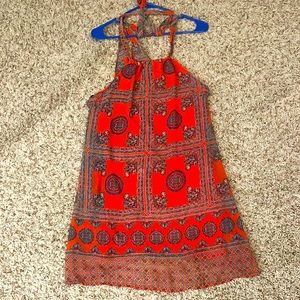 Lulus Size M summer halter dress
